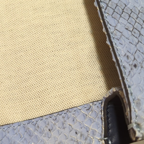 NWOT Kate Spade leather snakeskin-like handbag - Picture 9 of 13